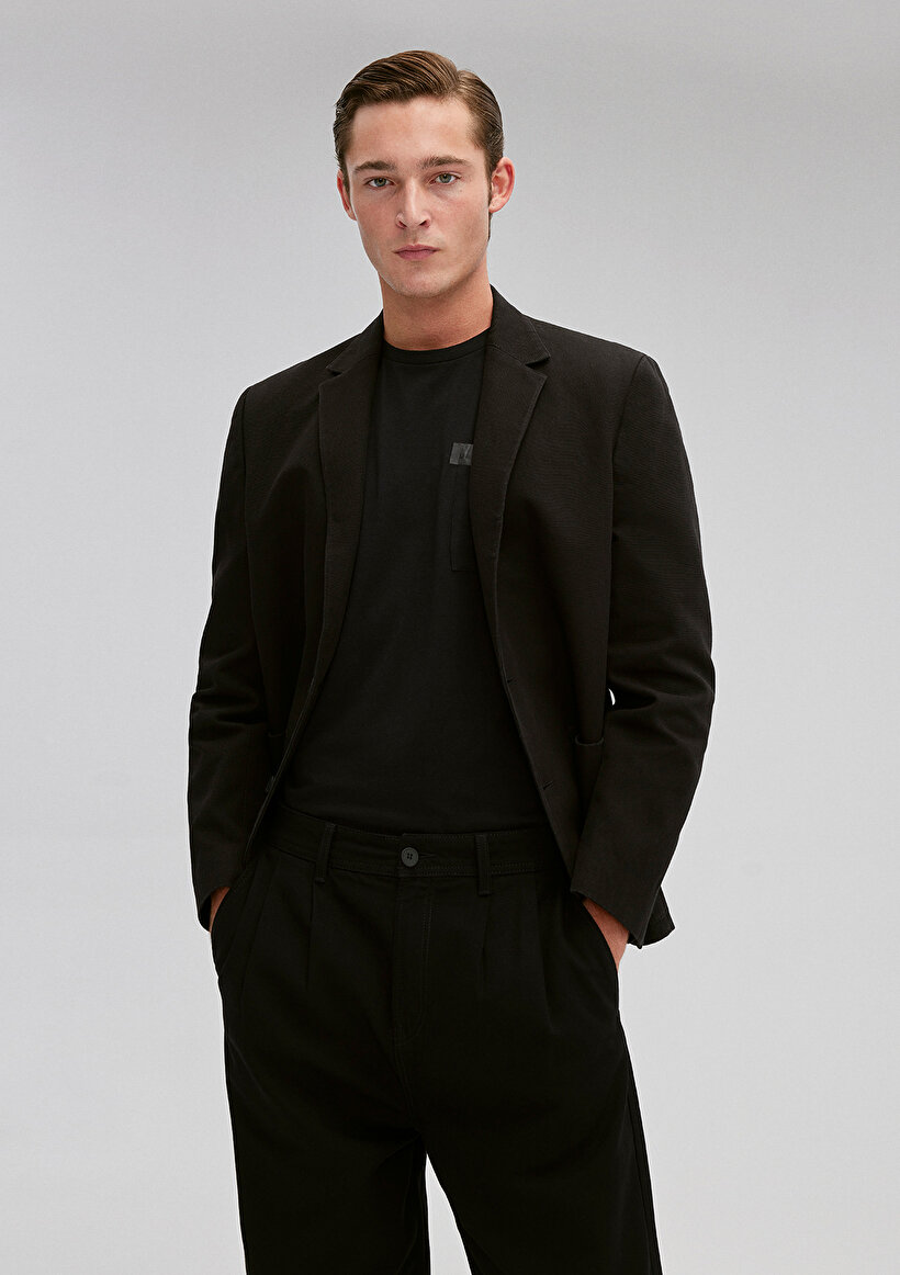 Siyah Blazer Ceket - 0