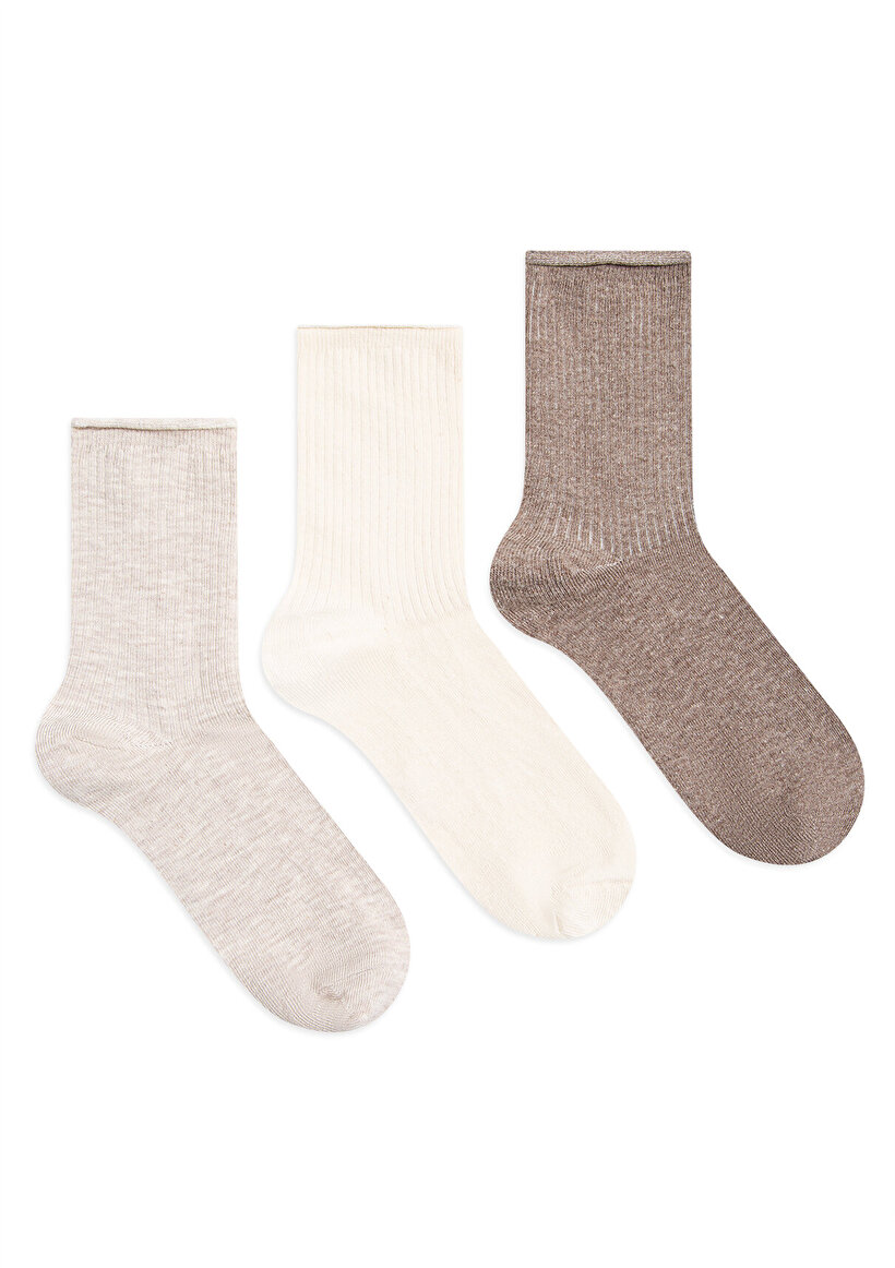 3lü Soket Çorap Seti - 0