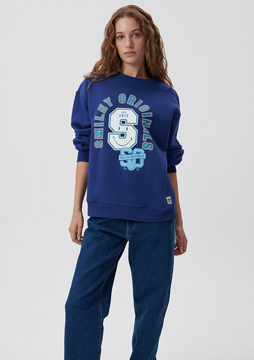 Mavi X Smiley Originals Lacivert Sweatshirt - 0