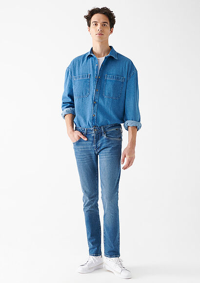 Jake Koyu Mavi Premium Jean Pantolon - 0