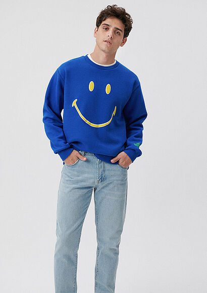 Mavi X Smiley Originals Lacivert Sweatshirt - 0