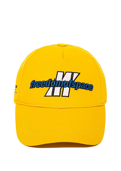 Freedom of Space X Mavi Logolu Sarı Şapka - 0