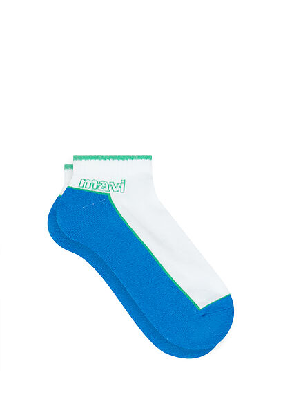 Mavi Patik Çorap - 0
