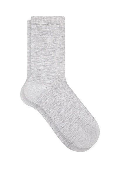 Gri Soket Çorap - 0