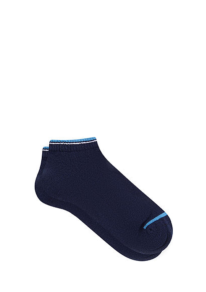 Mavi Patik Çorap - 0
