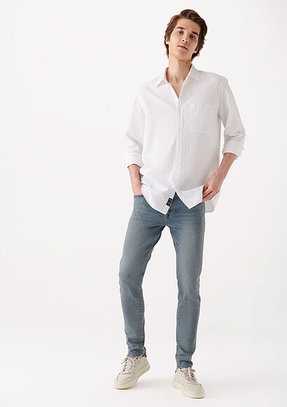 James Puslu Mavi Mavi Premium Jean Pantolon - 0