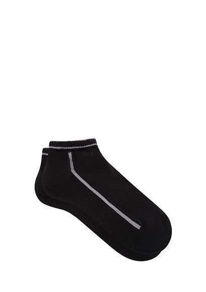 Siyah Patik Çorap - 0