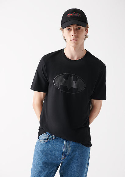 Batman Baskılı Siyah Şapka - 0