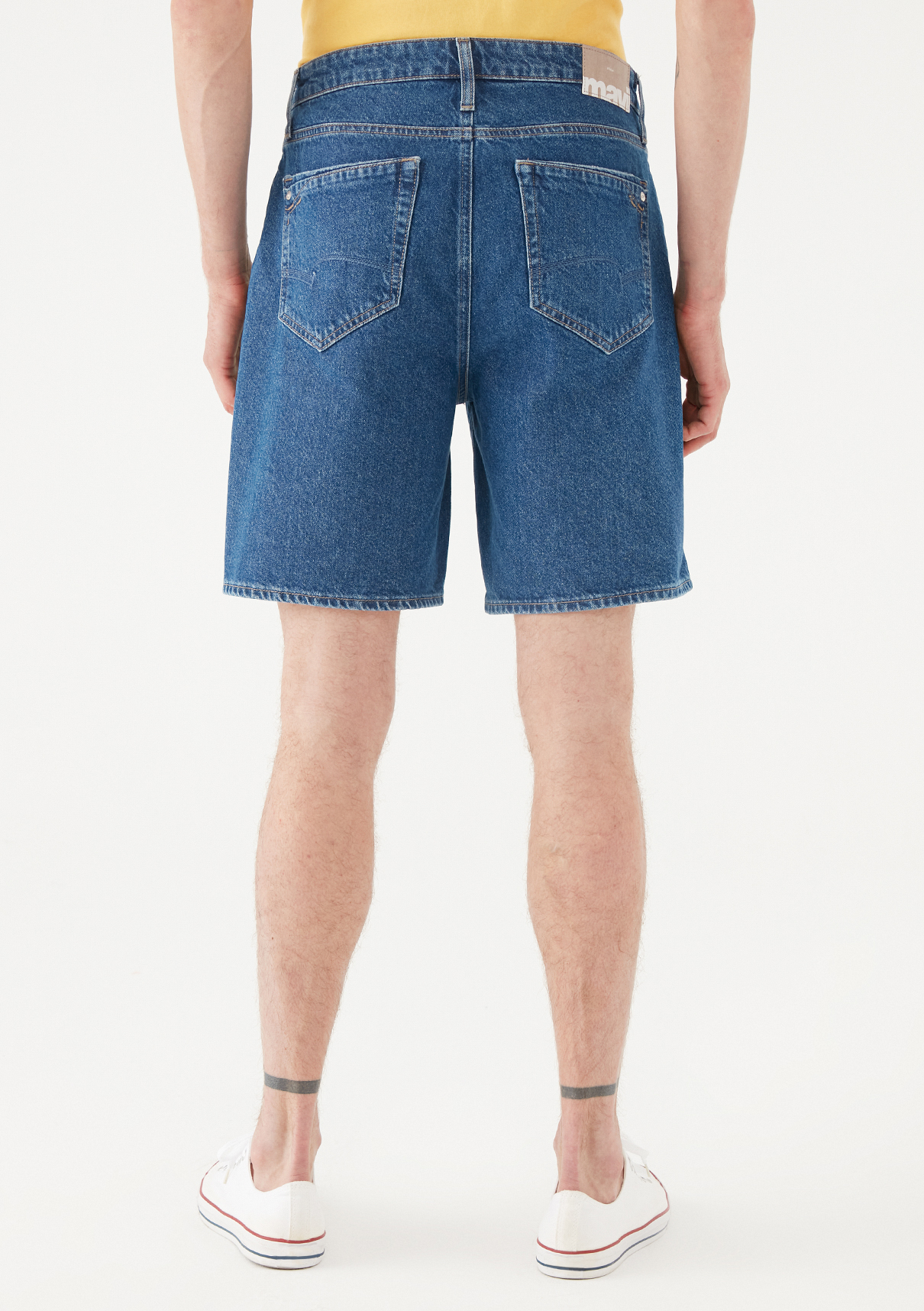 Mode Shorts en jean Pantalons courts mavi UPTOWN Short en jean bleu style d\u00e9contract\u00e9 