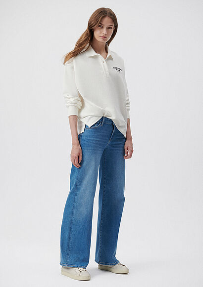Deli Dolu Mavi Everyday Vintage Jean Pantolon - 0