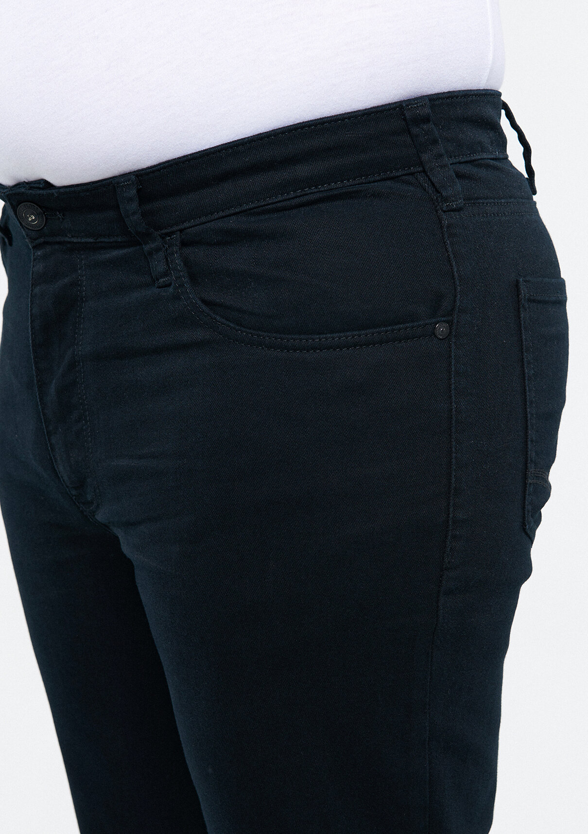 Mavi Siyah Comfort Jean Pantolon görsel 4
