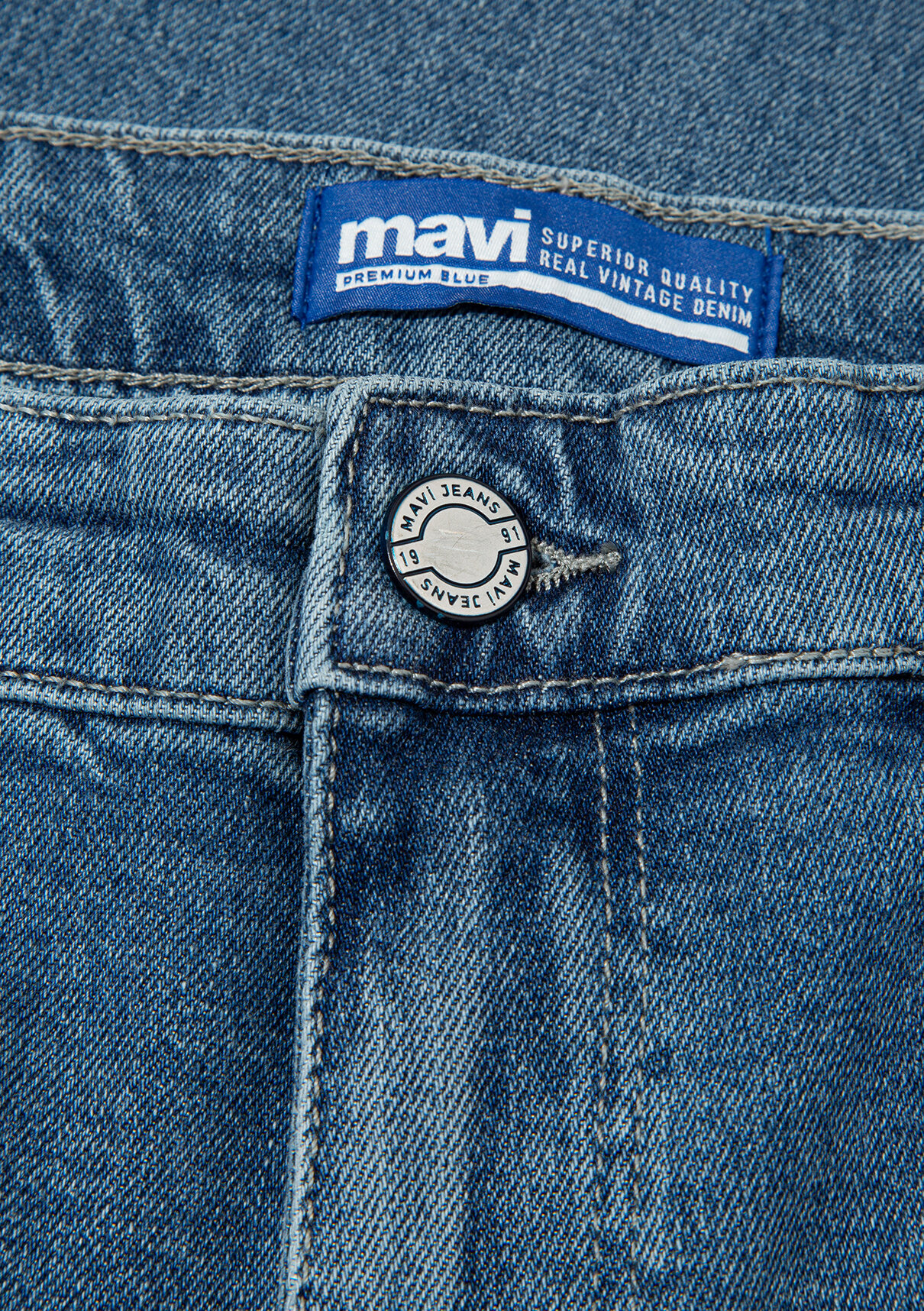 Mavi Premium Blue Vintage Indigo Mavisi Jean Pantolon görsel 3