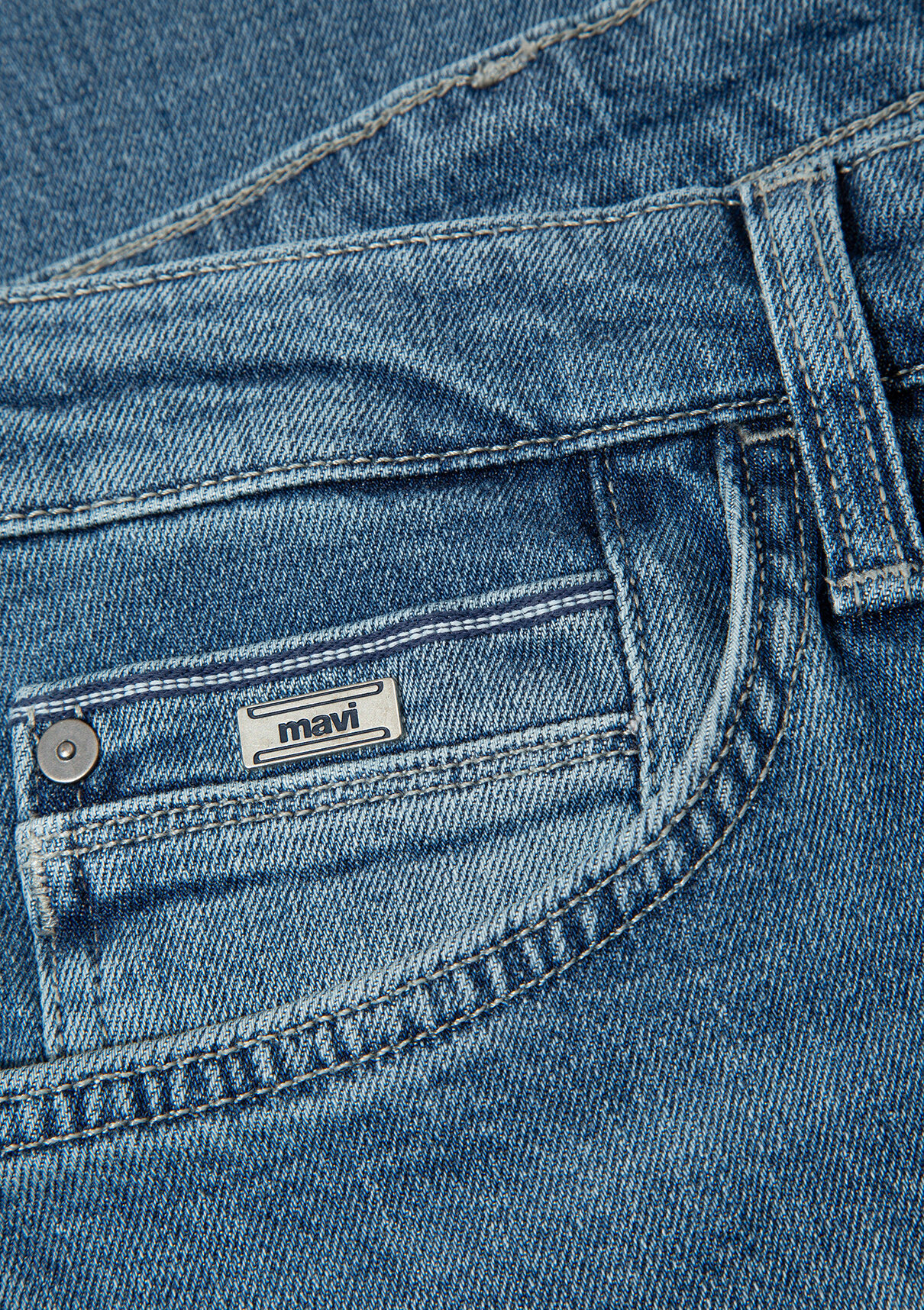 Mavi Premium Blue Vintage Indigo Mavisi Jean Pantolon görsel 4