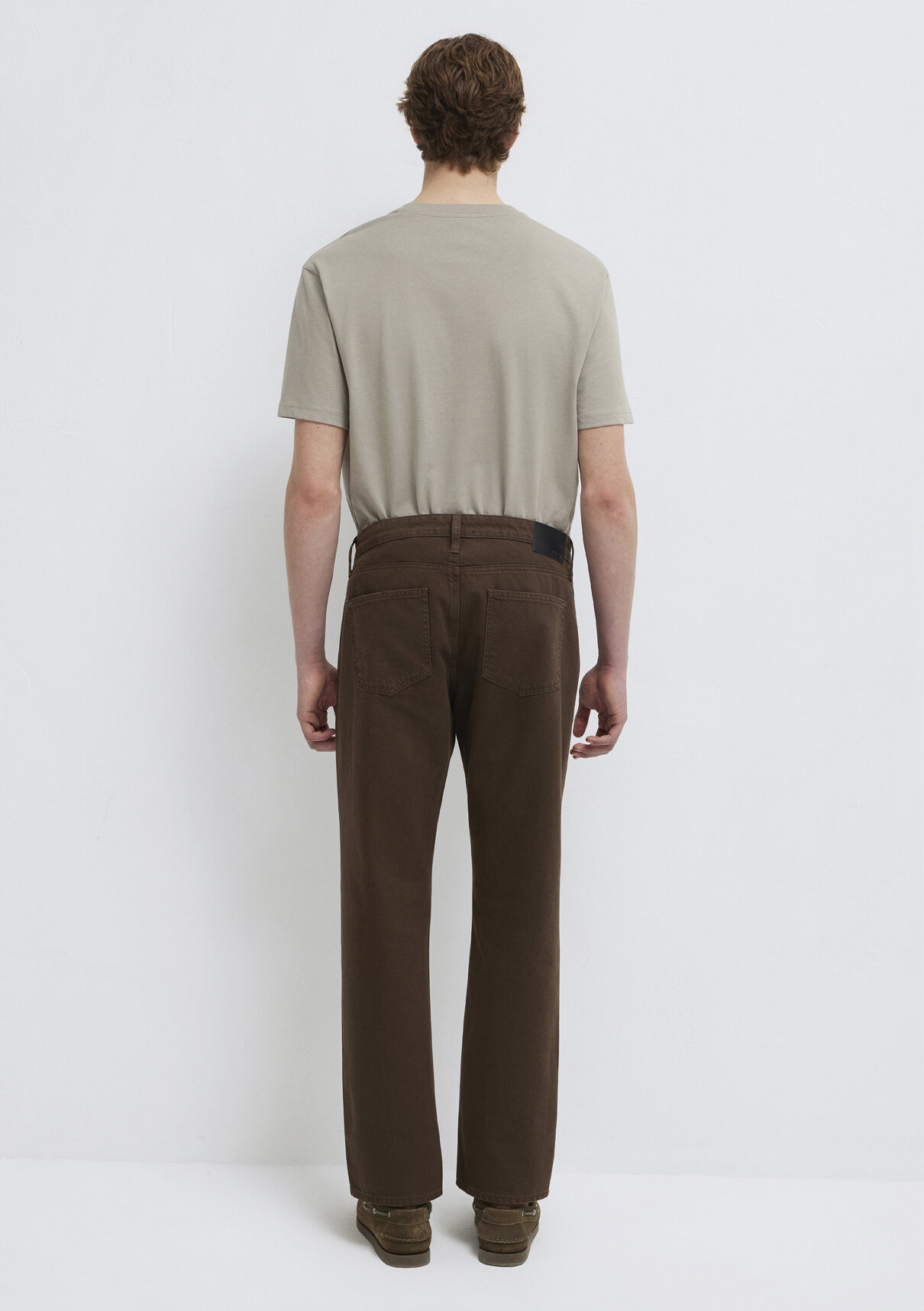 Mavi Lisbon Kahverengi Gabardin Pantolon görsel 5