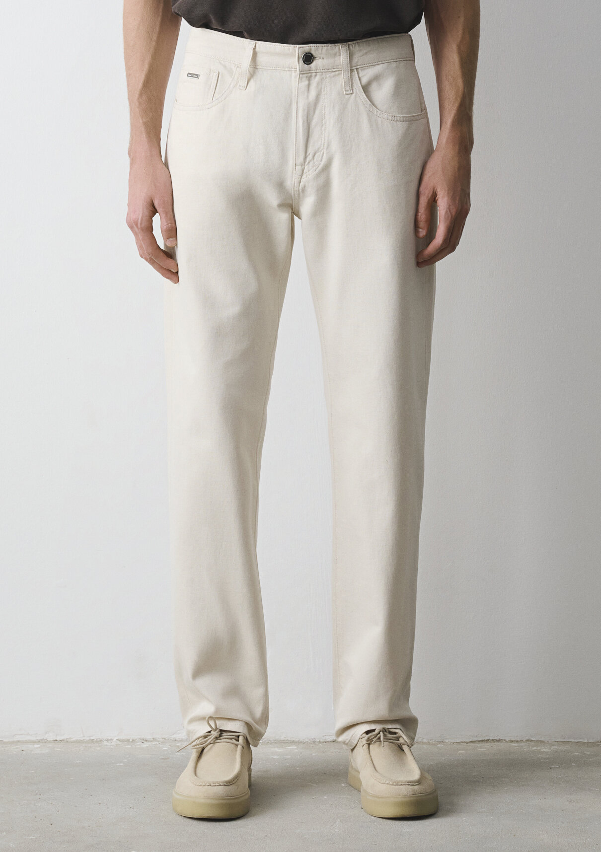 Mavi Edition Ekru Keten Karışımlı Jean Pantolon görsel 4