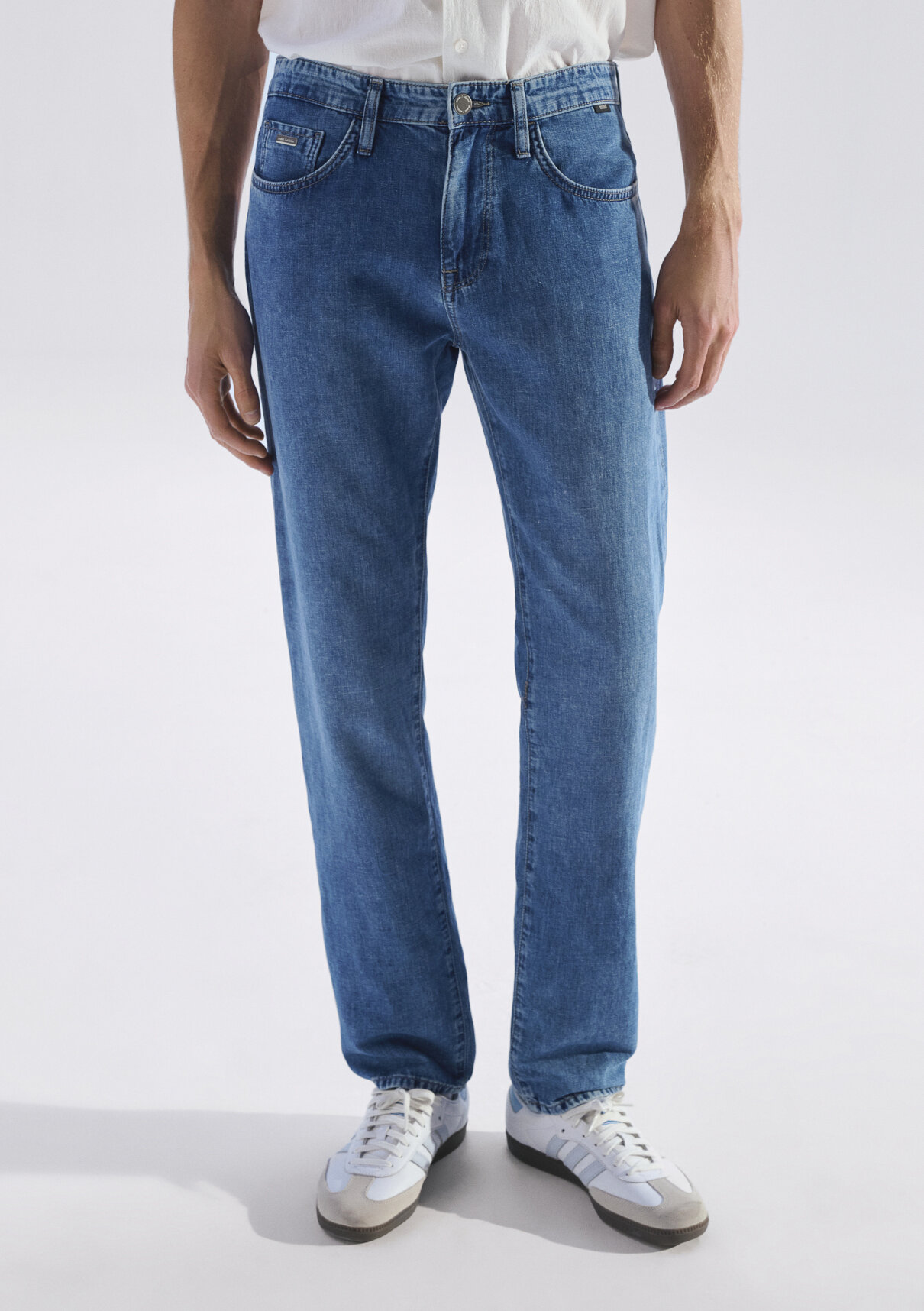 Mavi Edition Indigo Mavisi Keten Karışımlı Jean Pantolon görsel 4