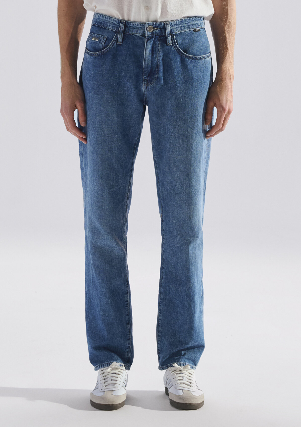 Mavi Edition Indigo Mavisi Keten Karışımlı Jean Pantolon görsel 6
