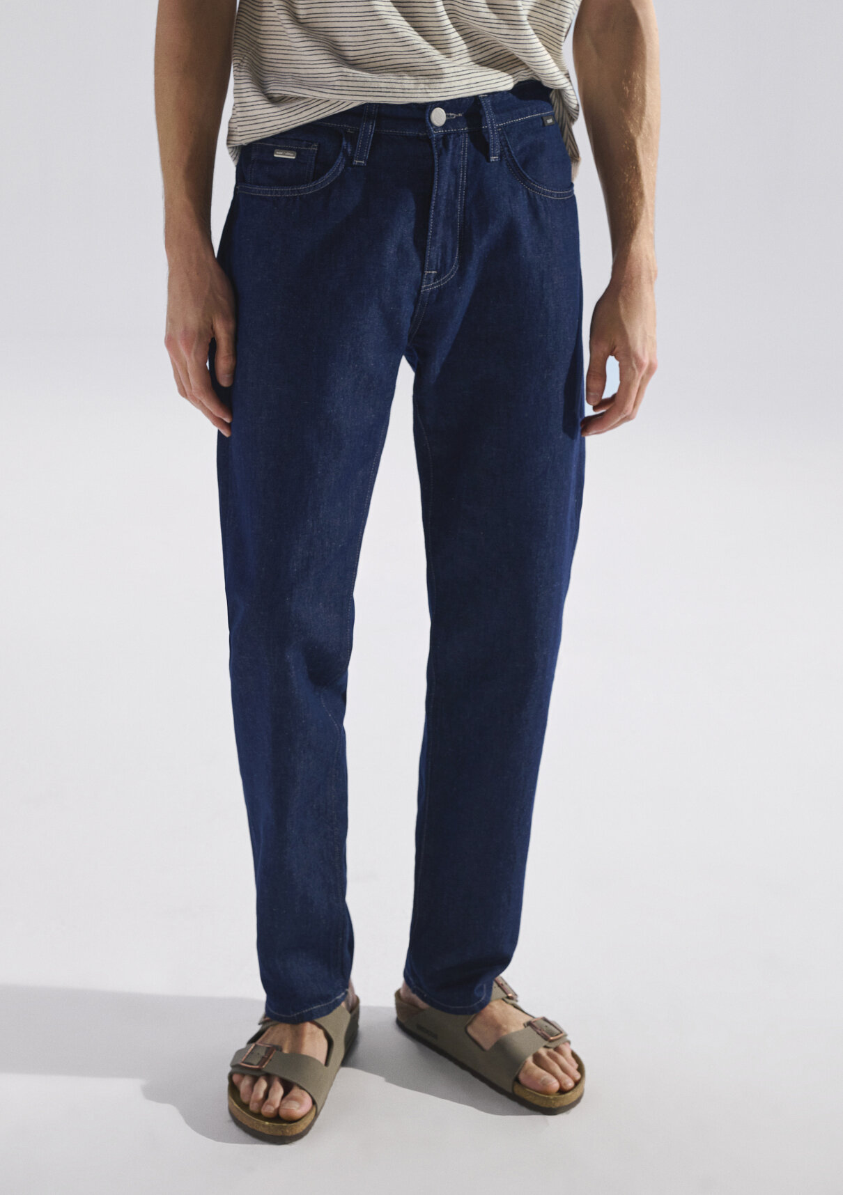Mavi Edition Rinse Keten Karışımlı Jean Pantolon görsel 3