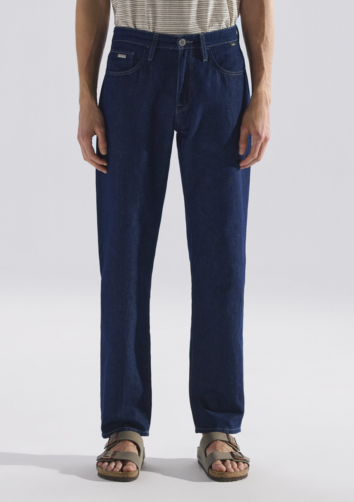 Mavi Edition Rinse Keten Karışımlı Jean Pantolon görsel 6