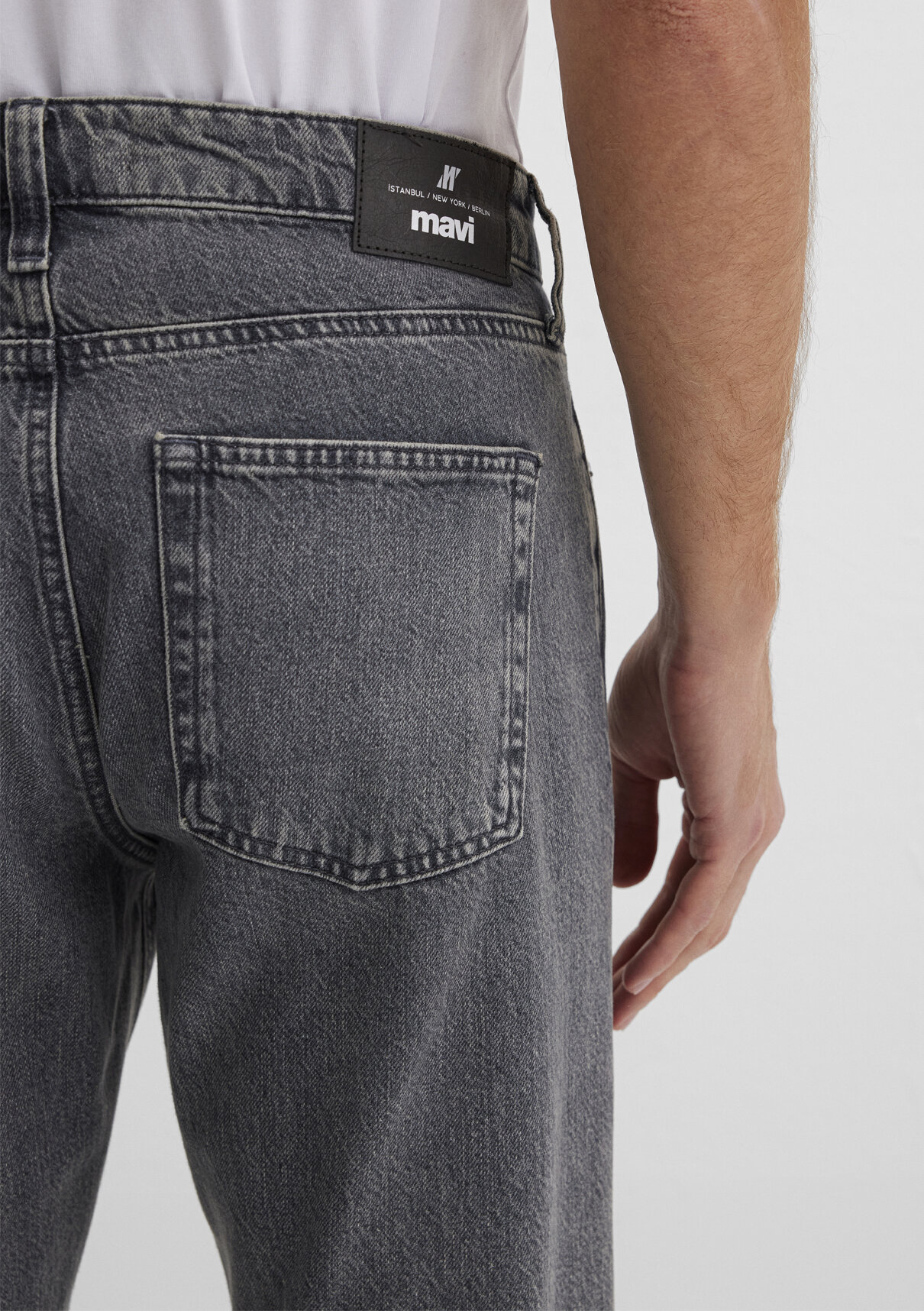 Mavi Street Gri Denim Jean Pantolon görsel 7