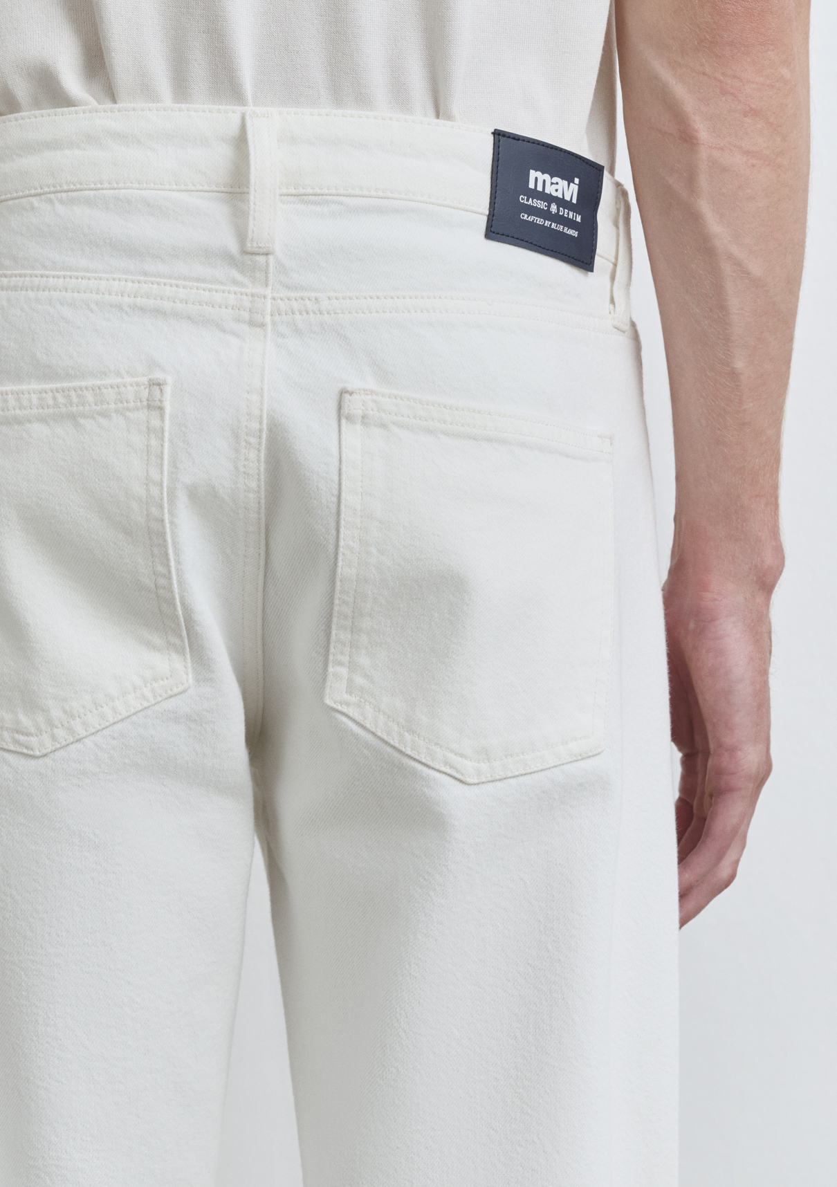 Mavi Classic Denim Ekru Jean Pantolon görsel 7