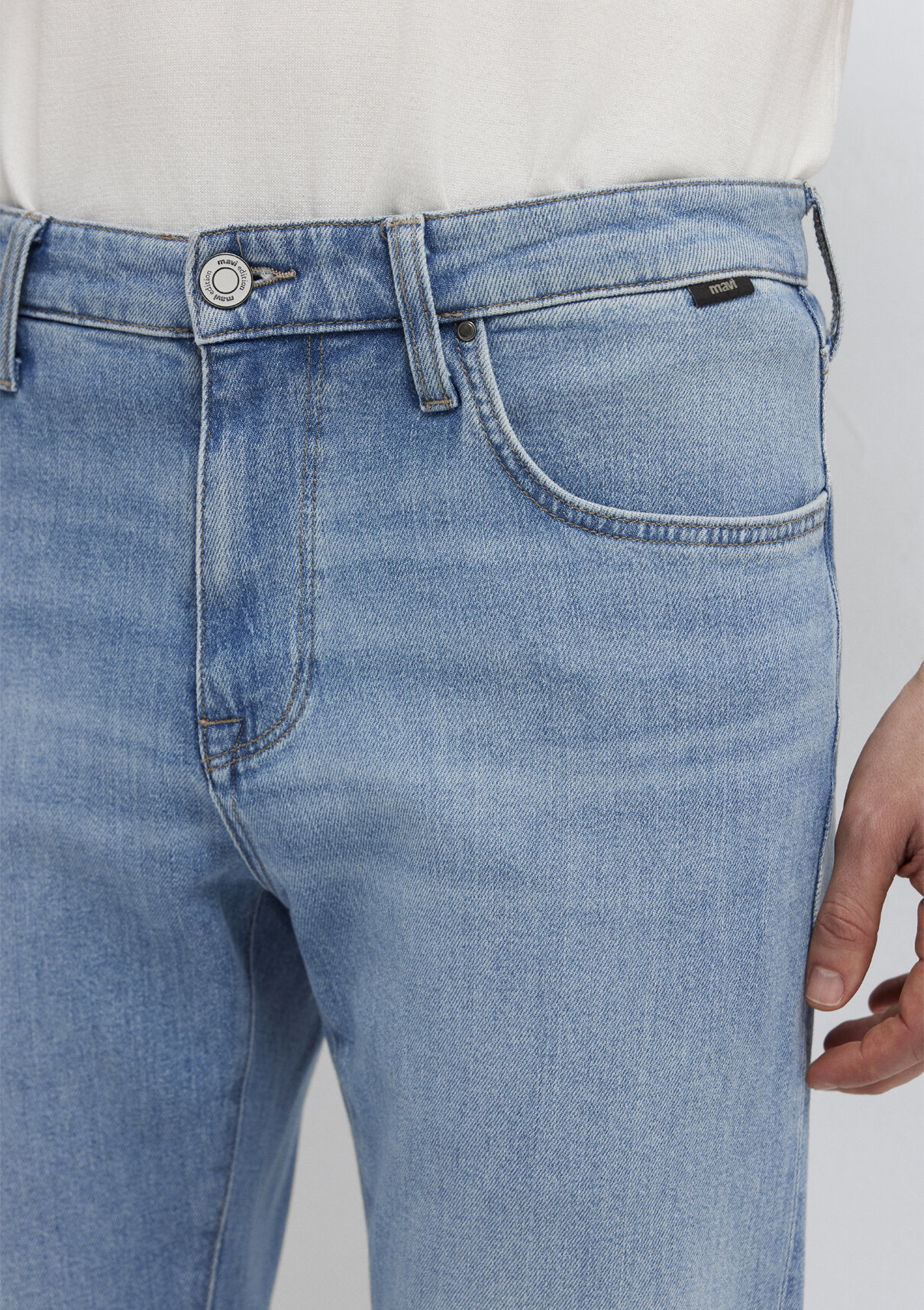 Mavi Edition Puslu Açık Mavi Jean Pantolon görsel 6