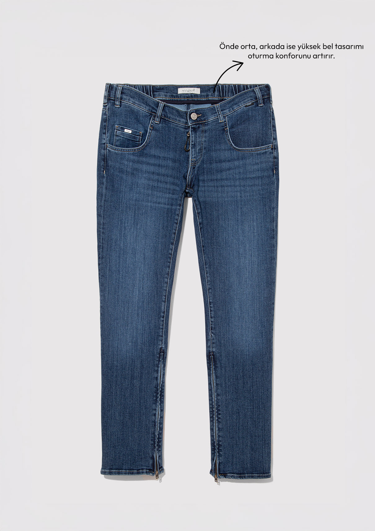 Mavi Real Blue Adaptive Koyu Mavi Comfort Jean Pantolon görsel 2