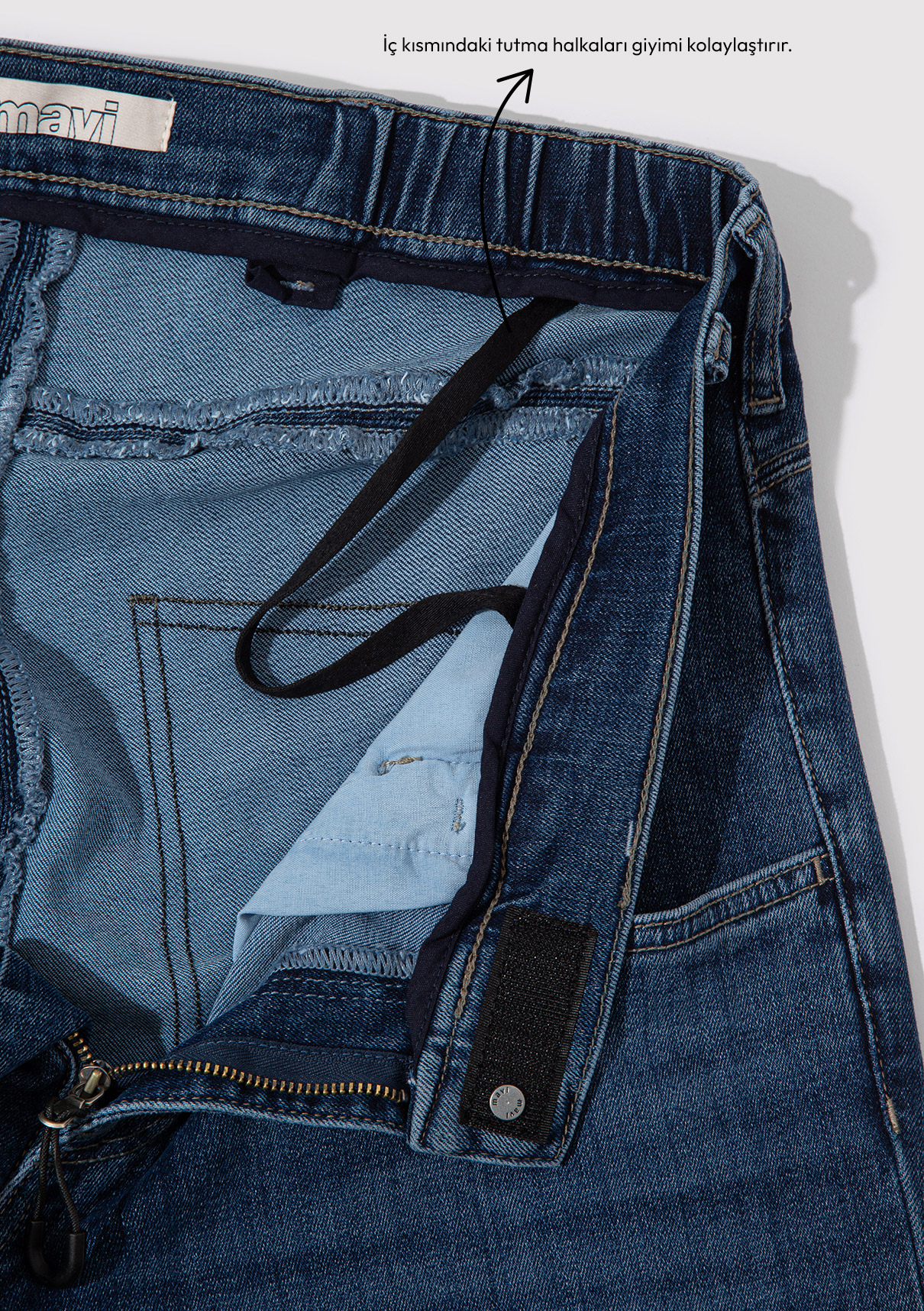 Mavi Real Blue Adaptive Koyu Mavi Comfort Jean Pantolon görsel 4