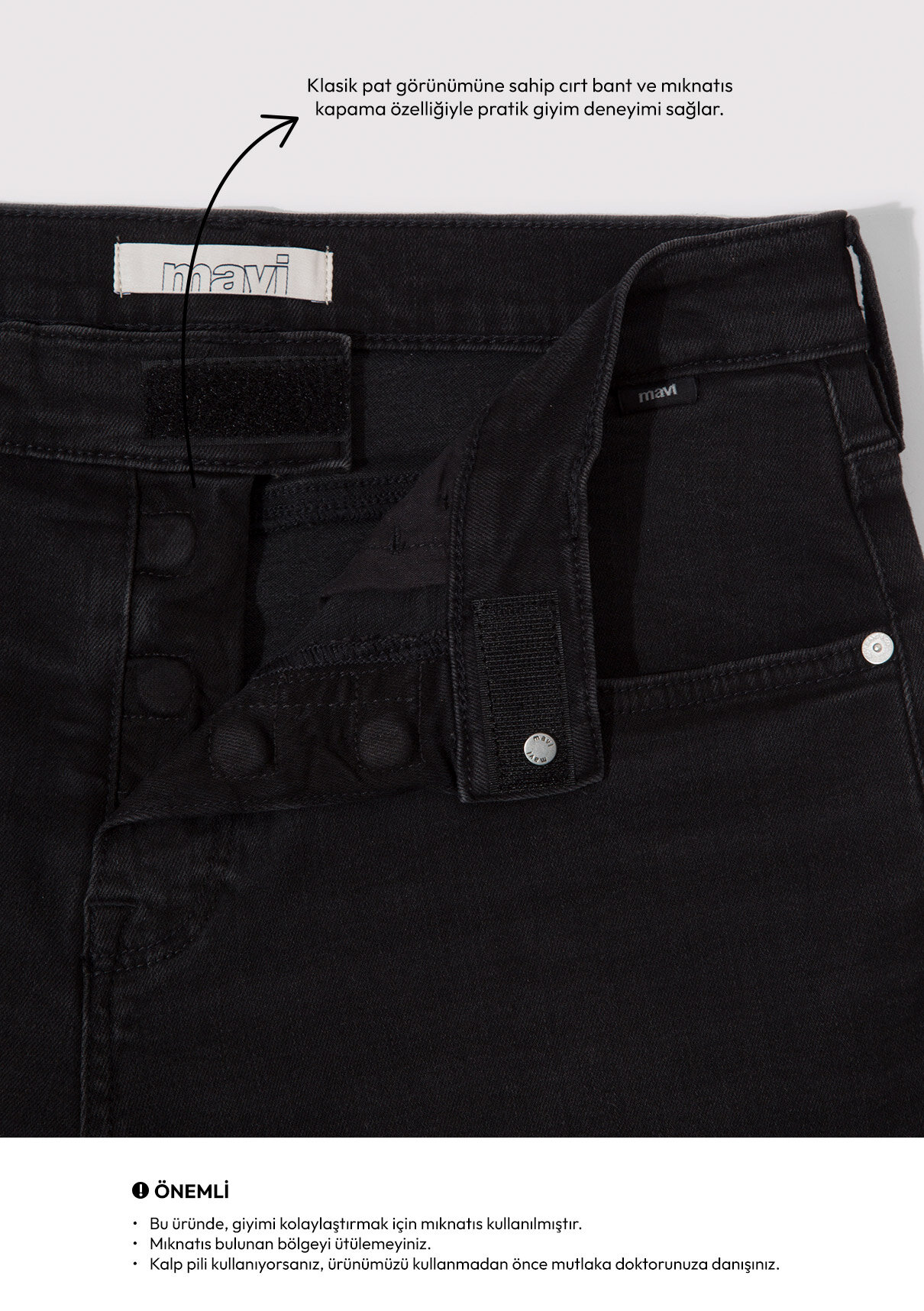 Mavi Adaptive Antrasit Denim Jean Pantolon görsel 2