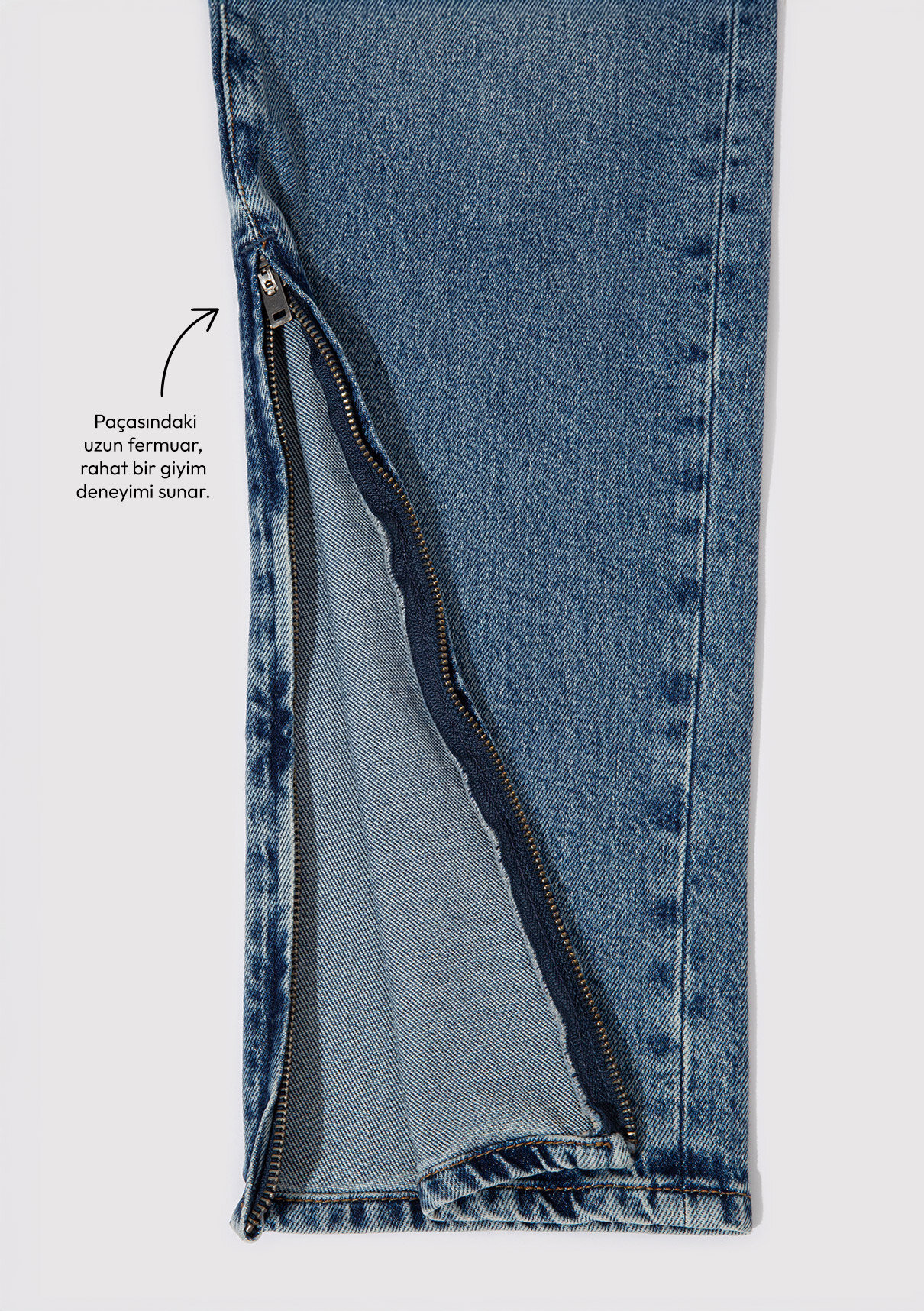 Mavi Adaptive Indigo Mavisi Comfort Jean Pantolon görsel 4