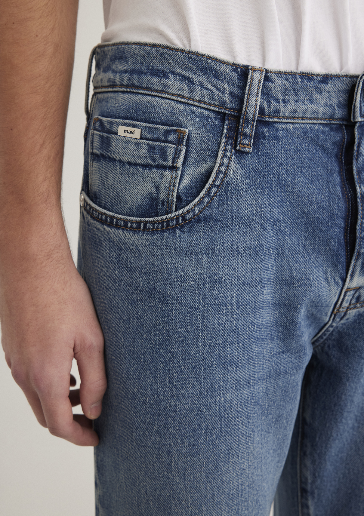 Mavi Adaptive Indigo Mavisi Comfort Jean Pantolon görsel 8