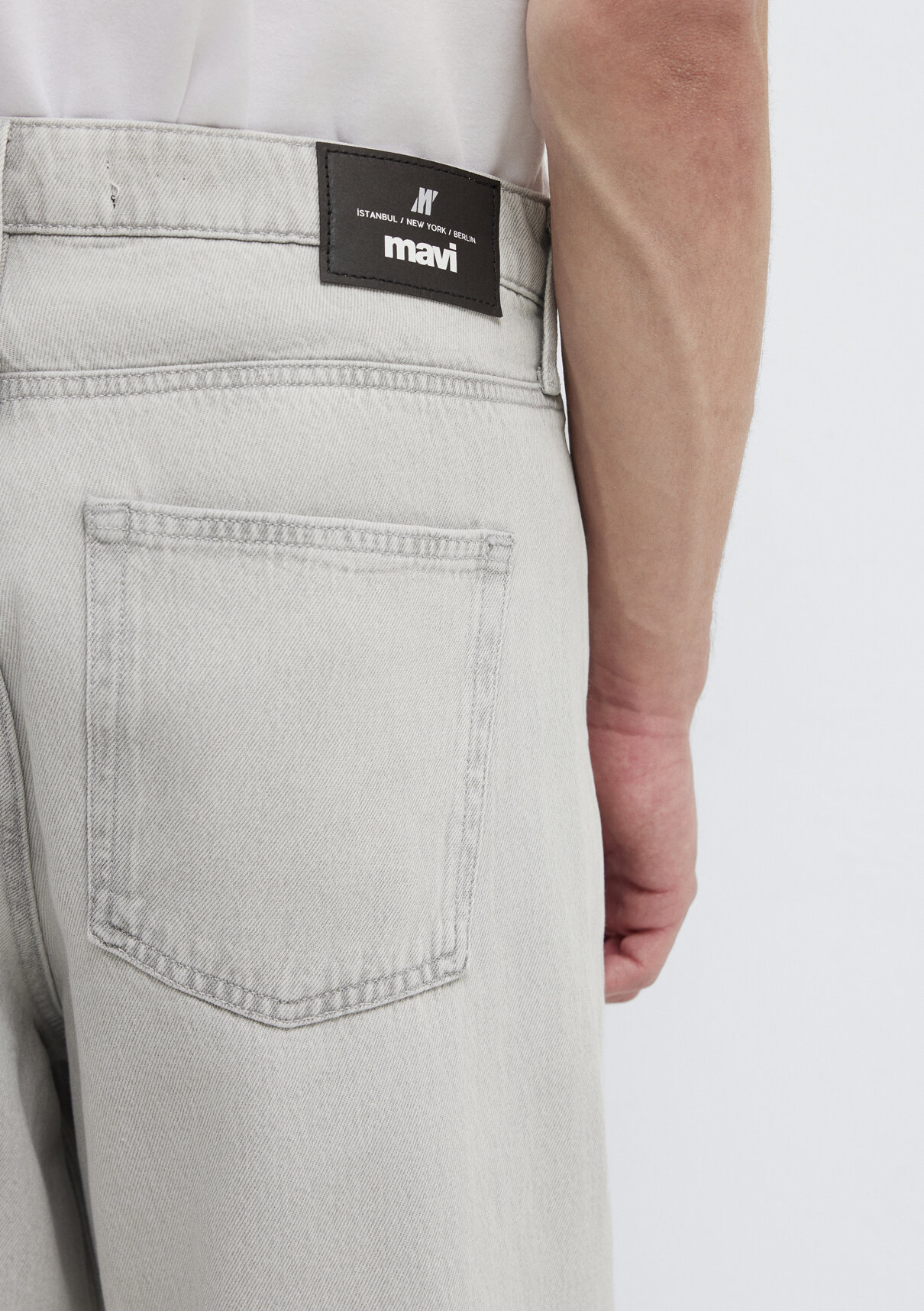 Mavi Street Açık Gri Denim Jean Pantolon görsel 8