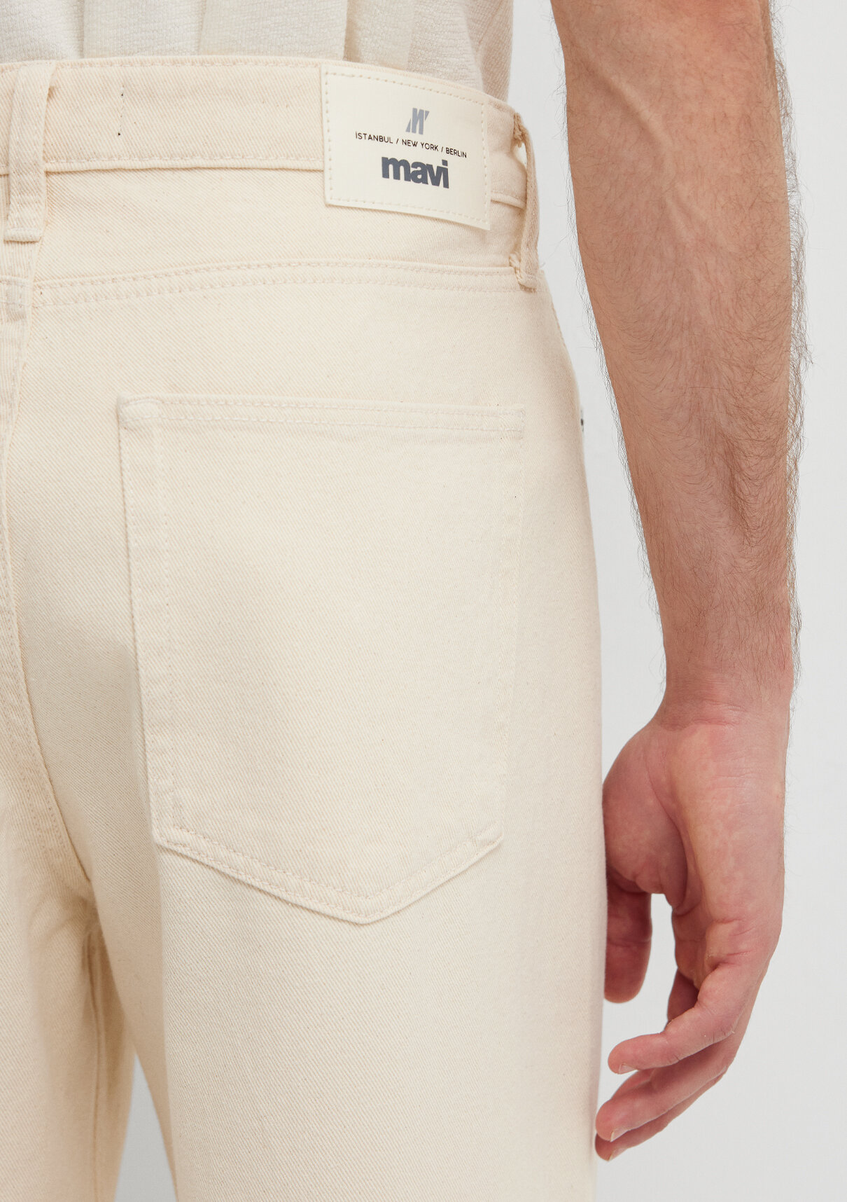 Mavi Street Ekru Denim Jean Pantolon görsel 8