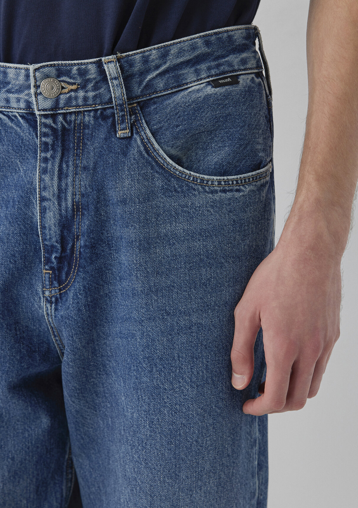 Mavi Street Koyu Mavi Jean Pantolon görsel 7