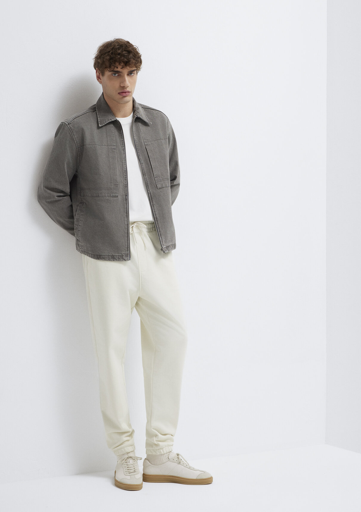 Mavi Ekru Eşofman Altı
