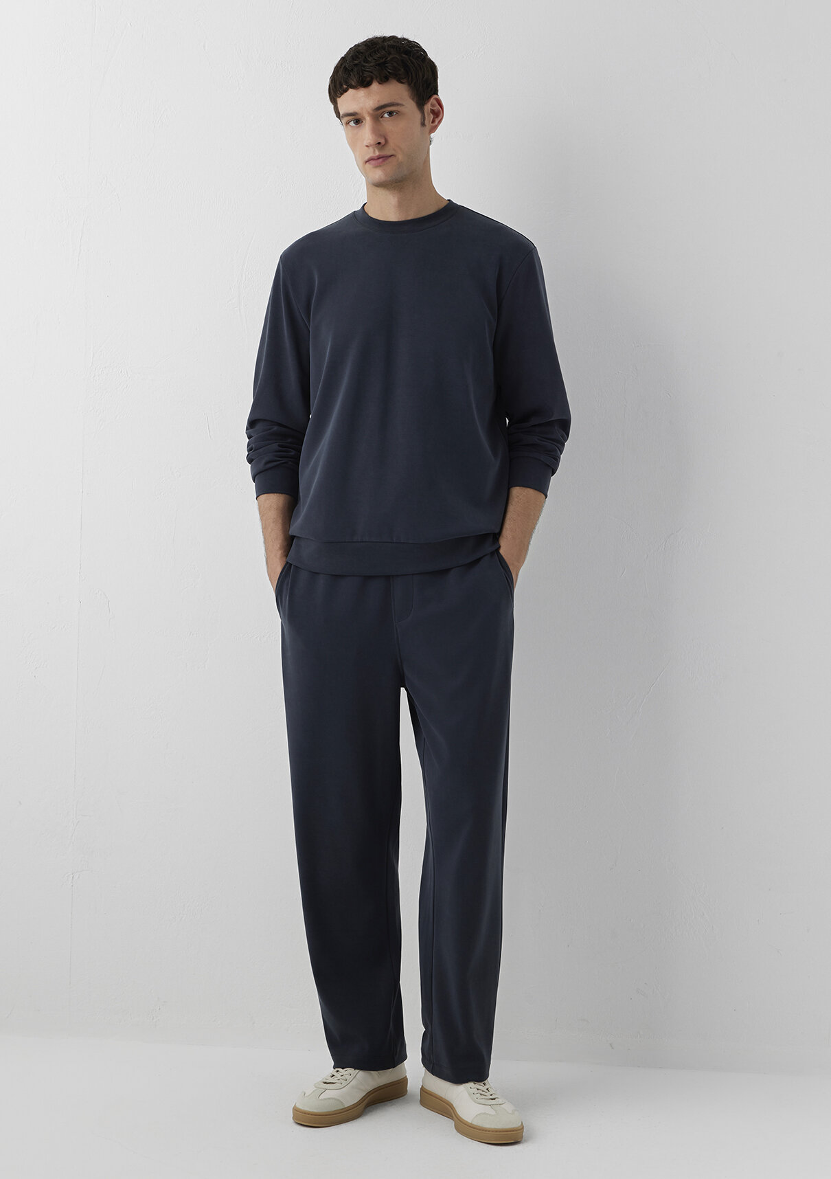 Mavi (Tencel™) Modal Karışımlı Siyah Eşofman Altı