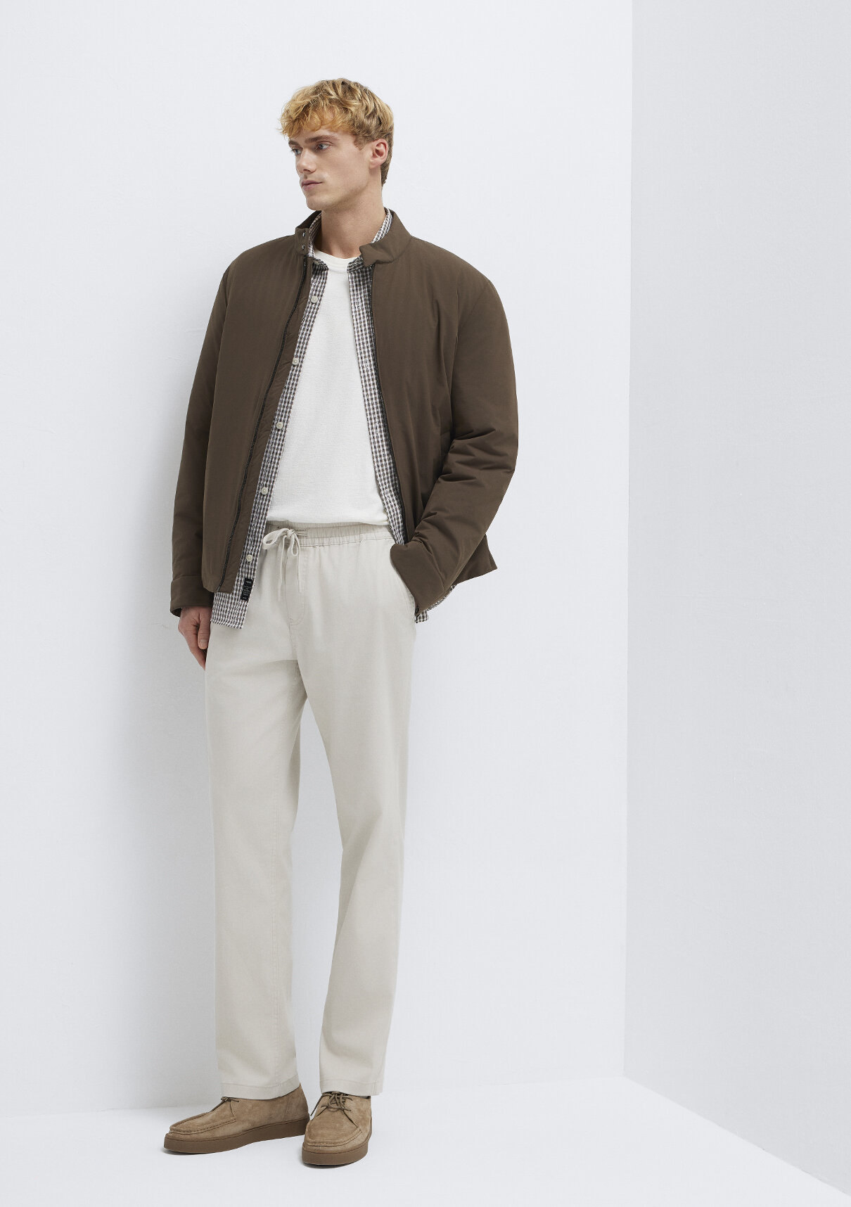 Mavi Ekru Jogger Pantolon görsel 2