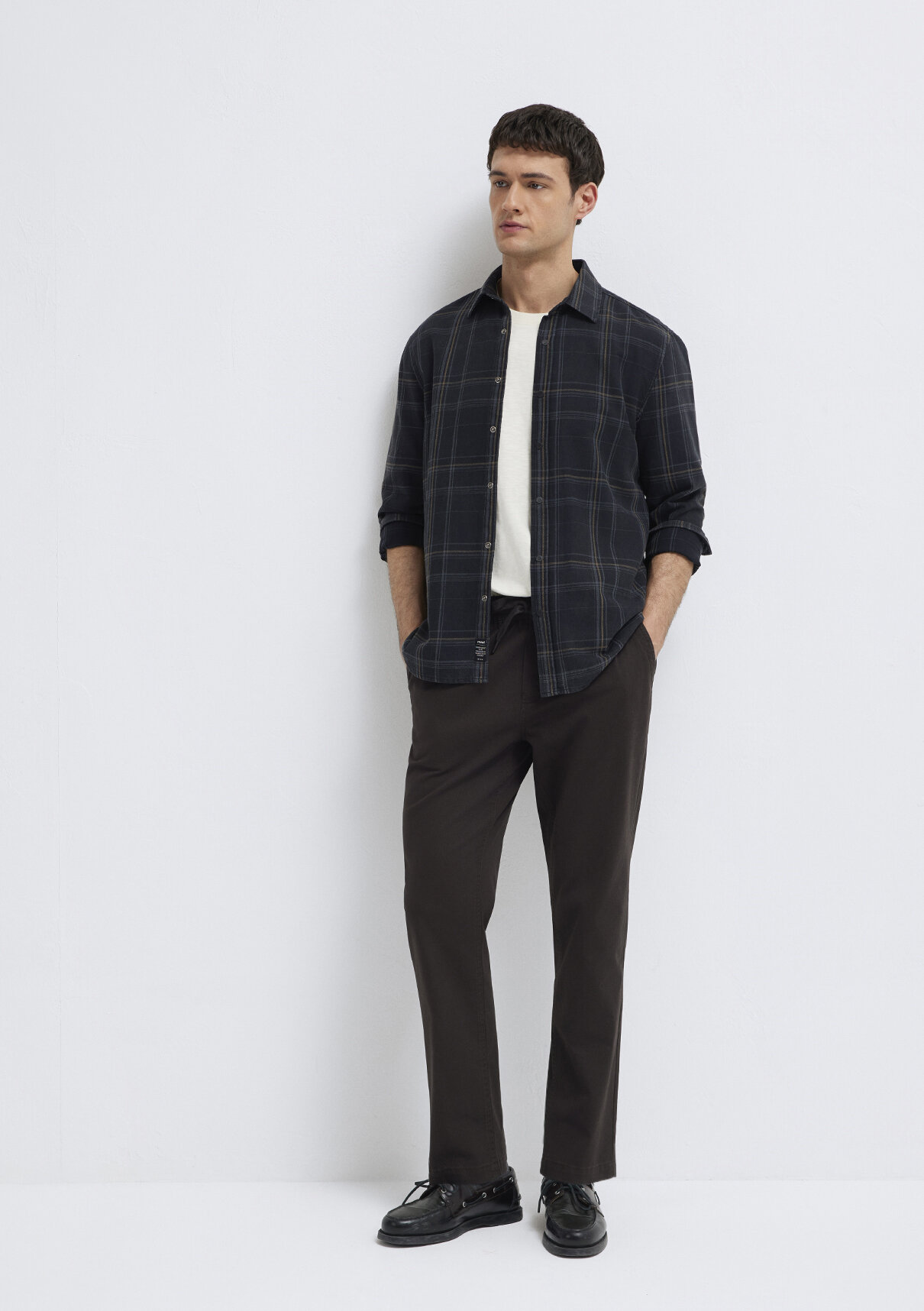 Mavi Kahverengi Jogger Pantolon