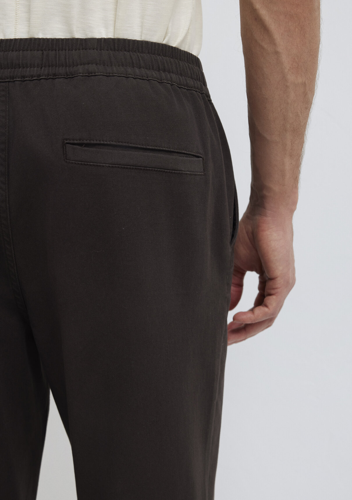 Mavi Kahverengi Jogger Pantolon görsel 7