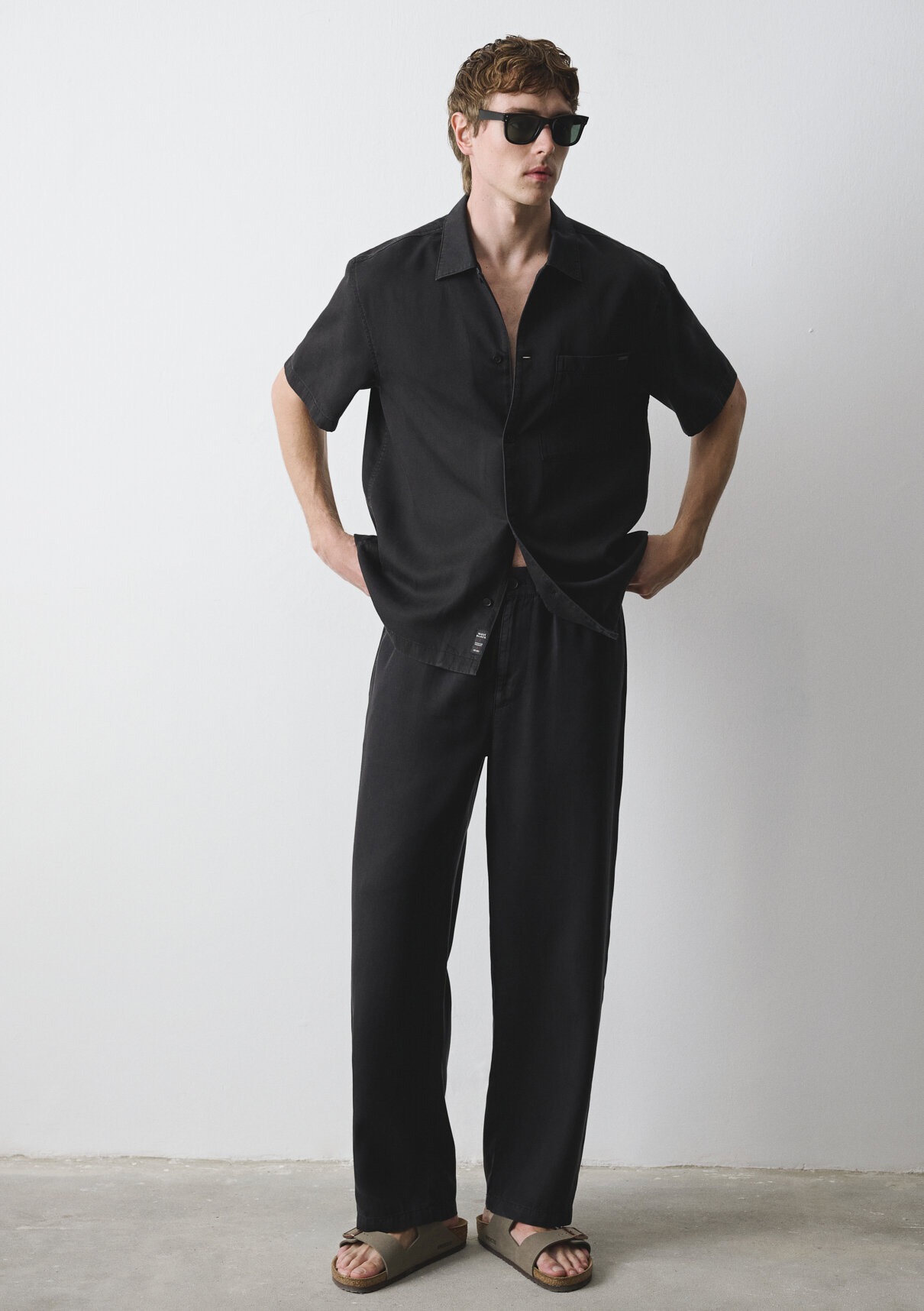 Mavi Siyah Liyosel (Tencel™) Pantolon