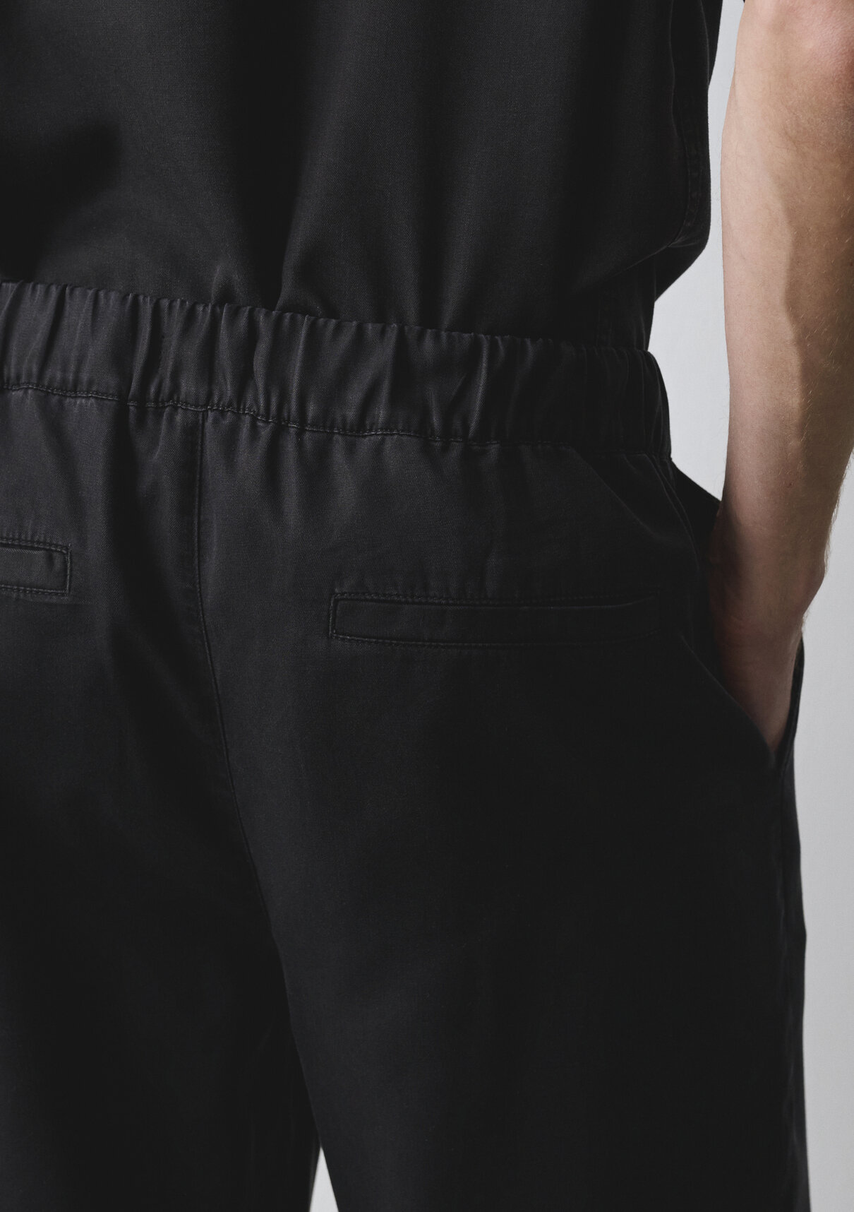 Mavi Siyah Liyosel (Tencel™) Pantolon görsel 8