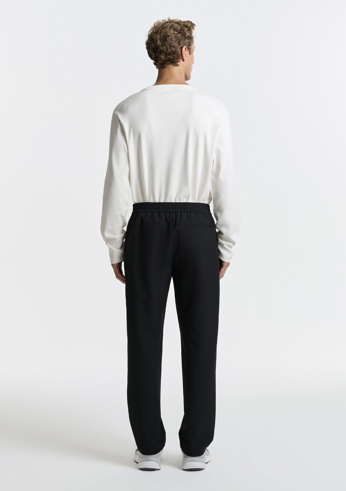 Mavi Siyah Spandex Jogger Pantolon görsel 5