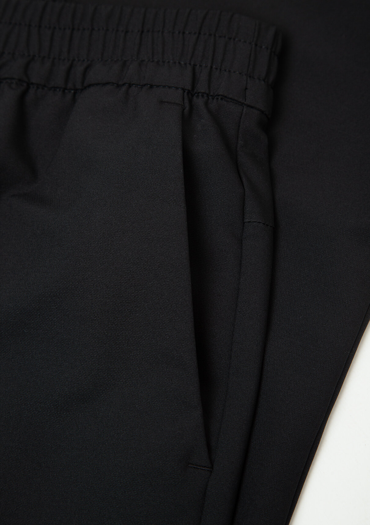 Mavi Siyah Spandex Jogger Pantolon görsel 8