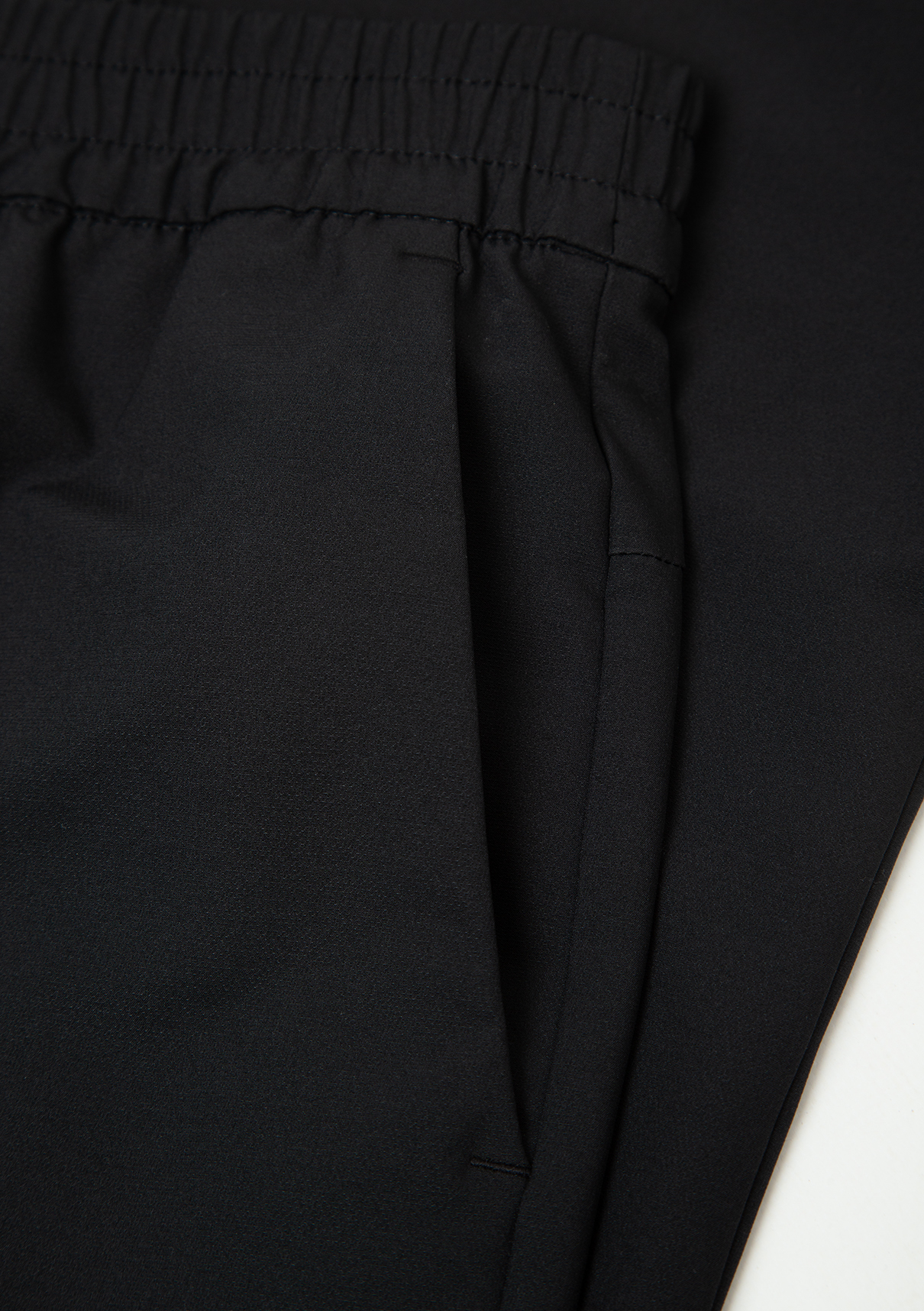 Mavi Siyah Spandex Jogger Pantolon görsel 8