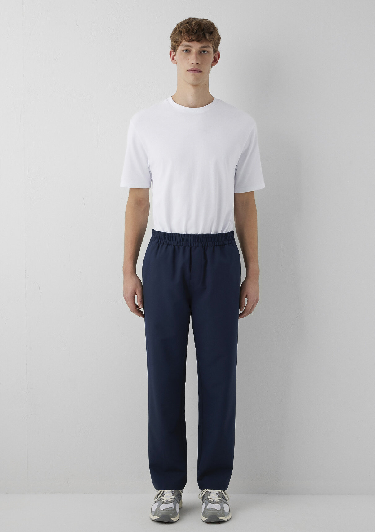 Mavi Lacivert Spandex Jogger Pantolon görsel 2