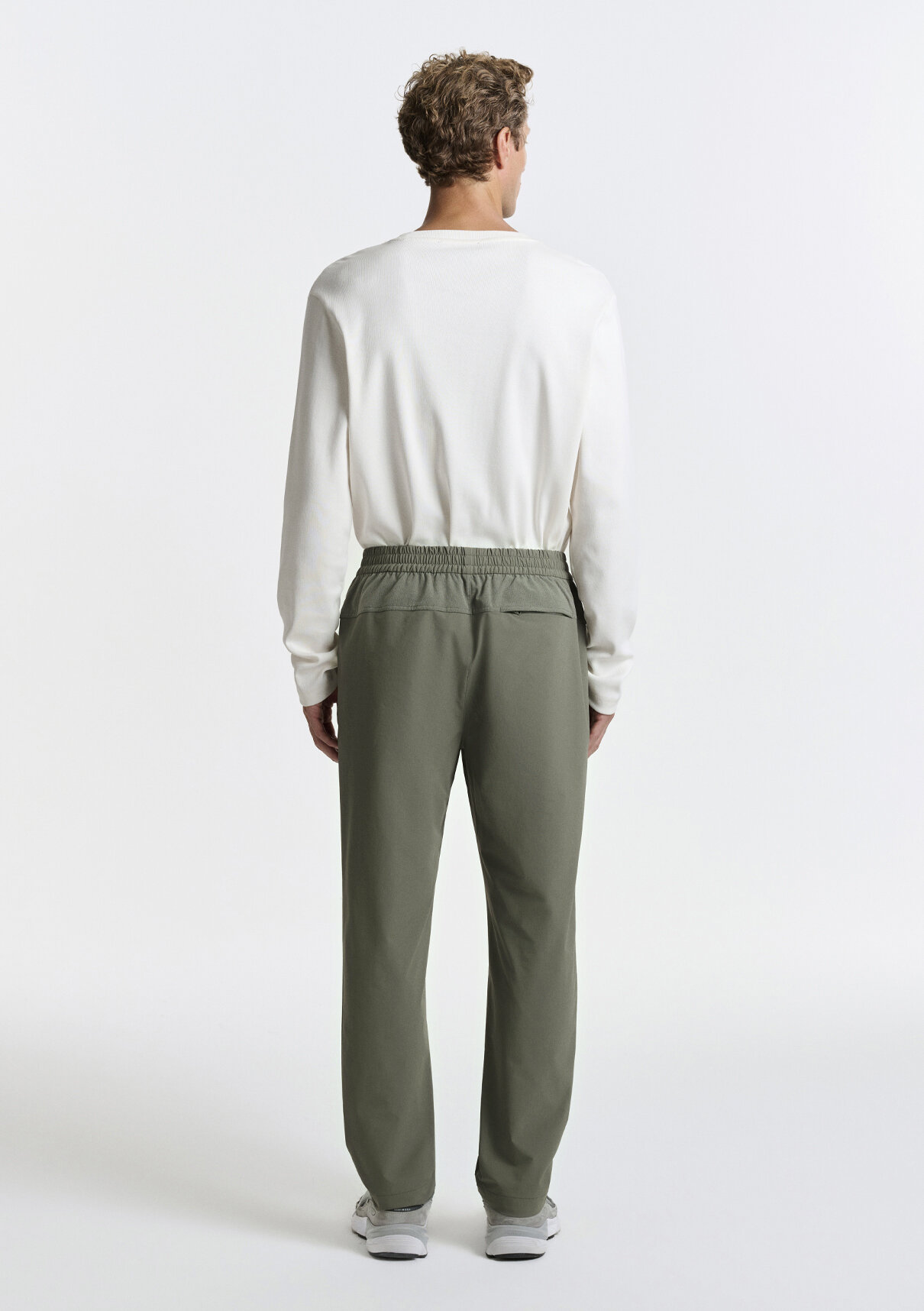 Mavi Yeşil Spandex Jogger Pantolon görsel 5