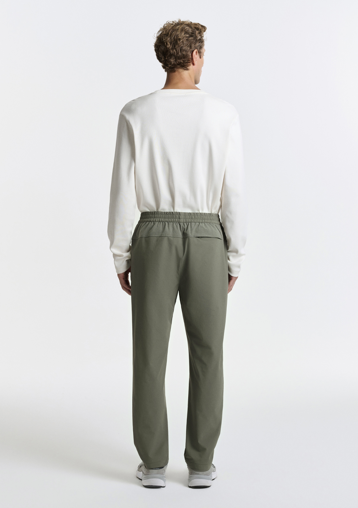 Mavi Yeşil Spandex Jogger Pantolon görsel 5