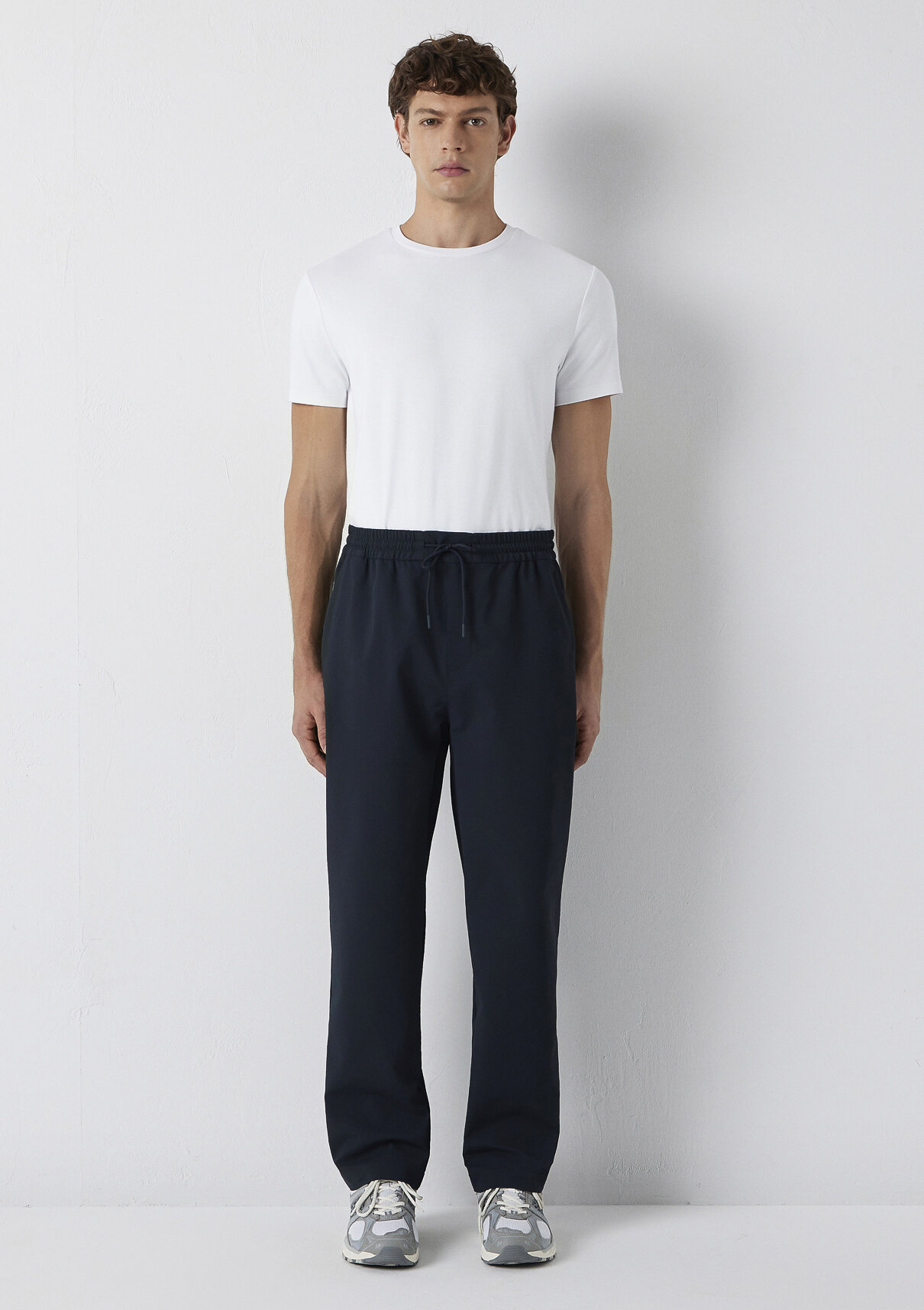 Mavi Lacivert Spandex Jogger Pantolon görsel 3