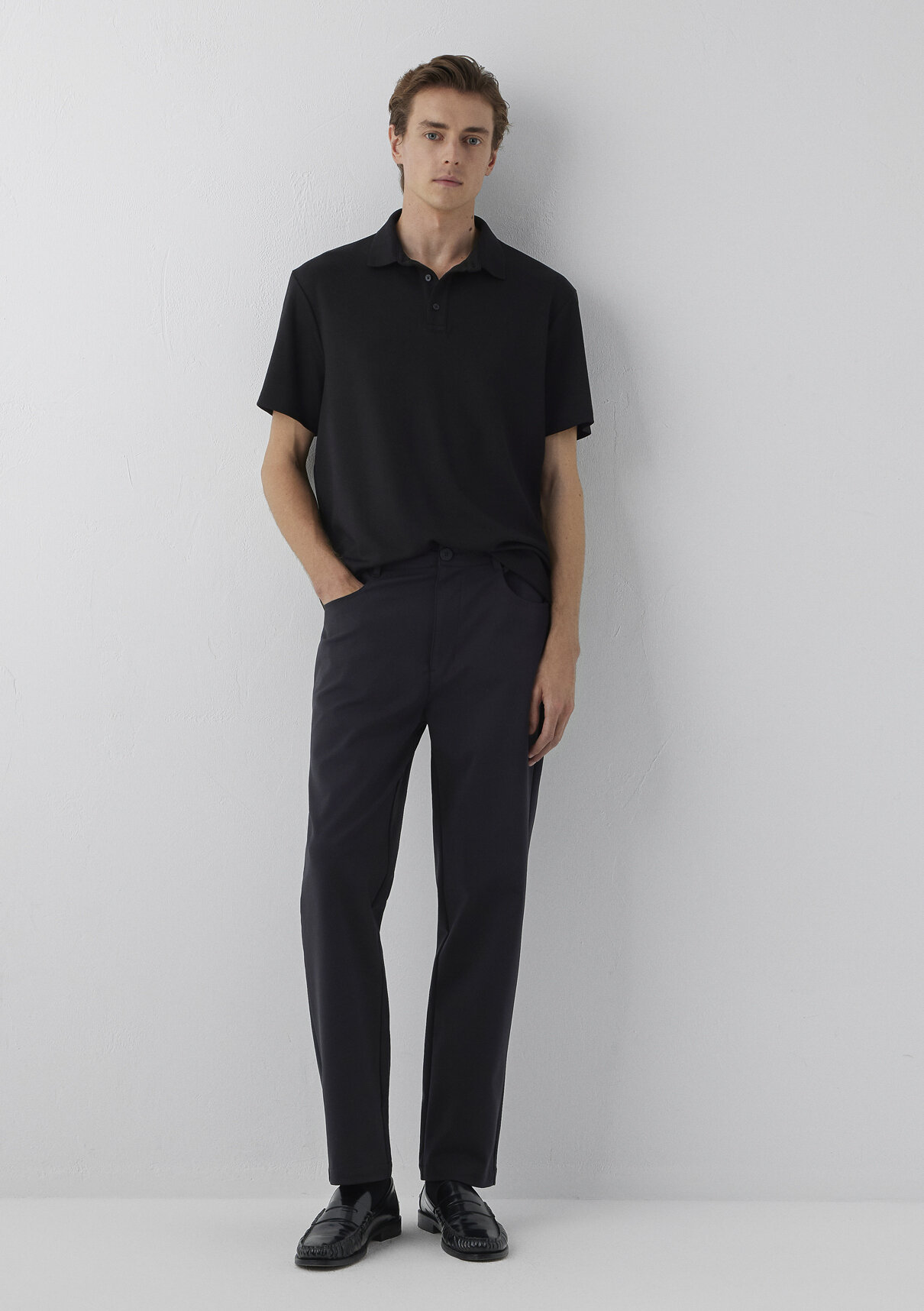 Mavi Siyah Spandex Pantolon