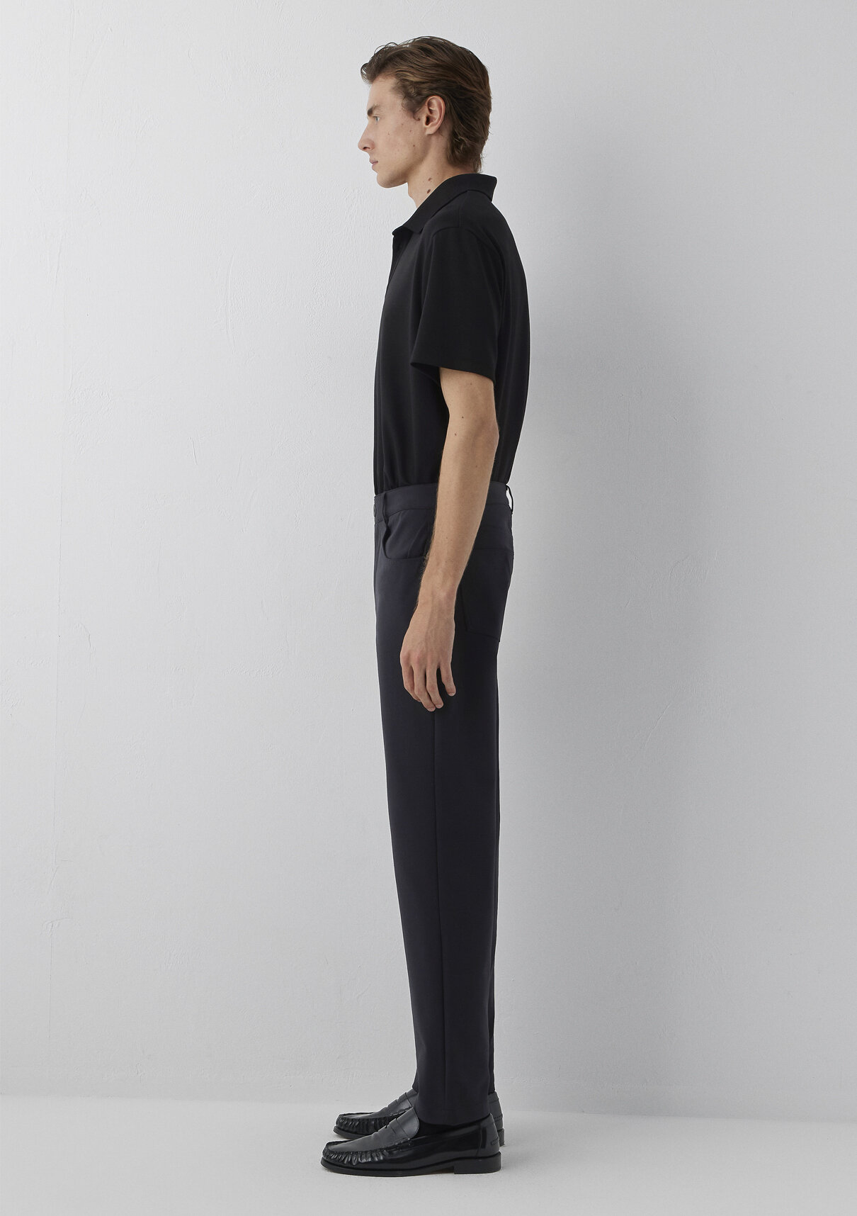 Mavi Siyah Spandex Pantolon görsel 4